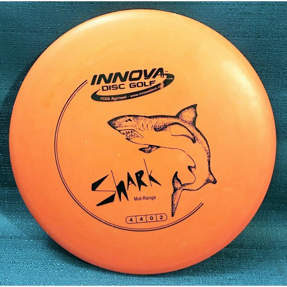 Innova Disc Golf Orange “Shark” Frisbee Mid-Range 176 grams - 8.5” Diameter